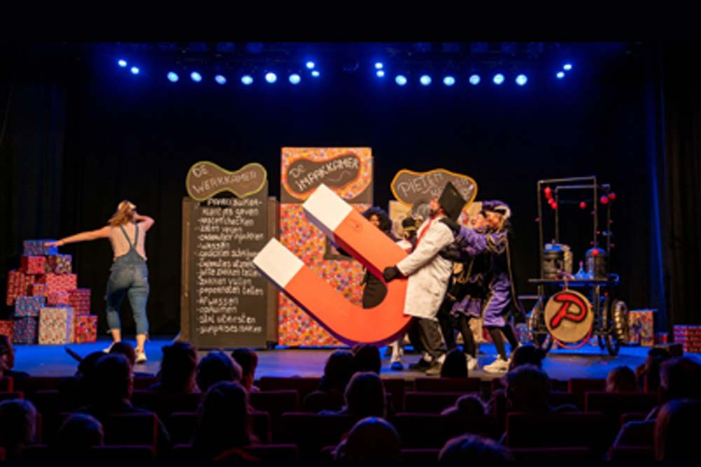 Lichtverzorging door TPG-AV bij een Sinterklaasfeest