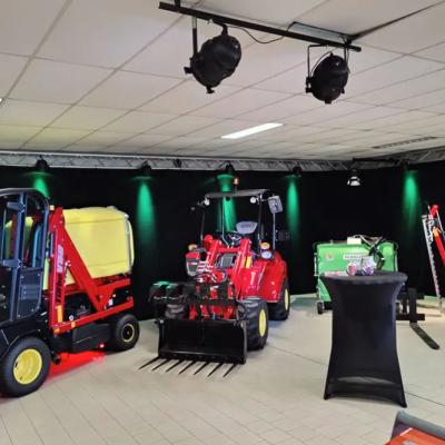 Verlichting beurspresentatie TPG-AV